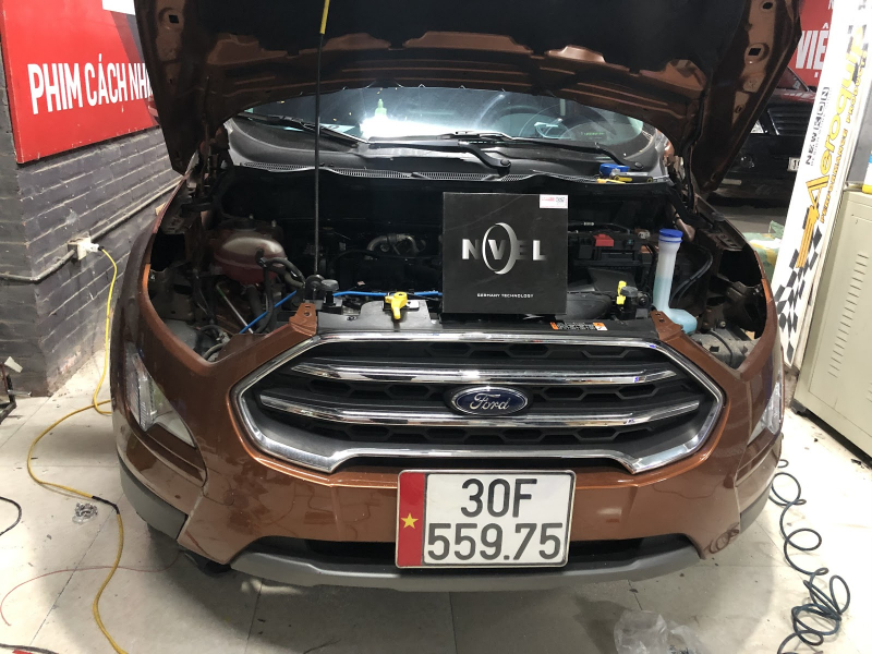 Độ đèn nâng cấp ánh sáng Bi Led Titan Silver cho Ford EcoSport 2019